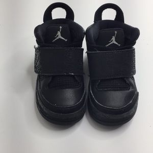 Black Toddler Jordan High Top Sneakers